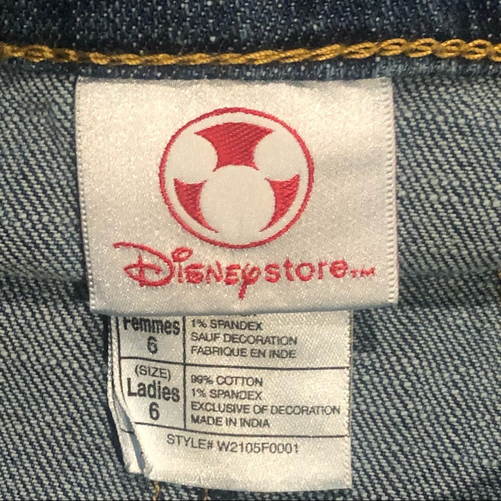 Disney Tinkerbell Pixie Dust Denim Skirt - Size 6 - Picture 6 of 16